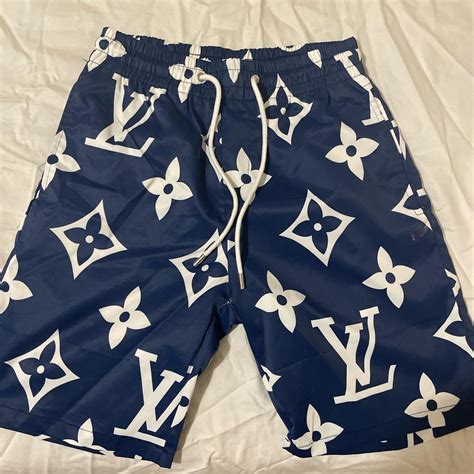 louis vuitton swim trunk|Louis Vuitton light blue swimsuit.